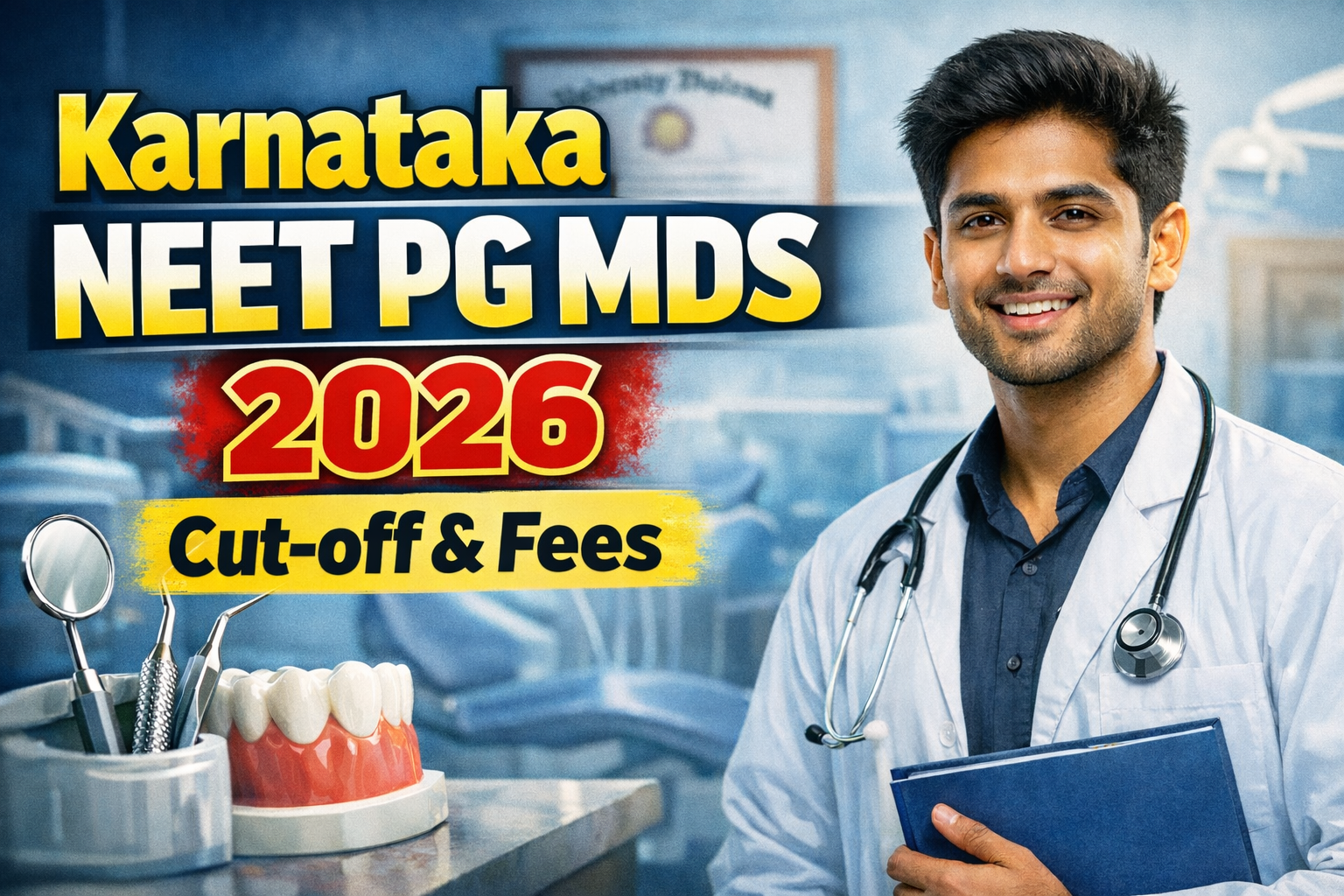 Karnataka NEET PG MDS Counselling 2026: Dates, Registration, Fees, Cut-off, Seat, Bond, Stipend, Merit List, Admission Process