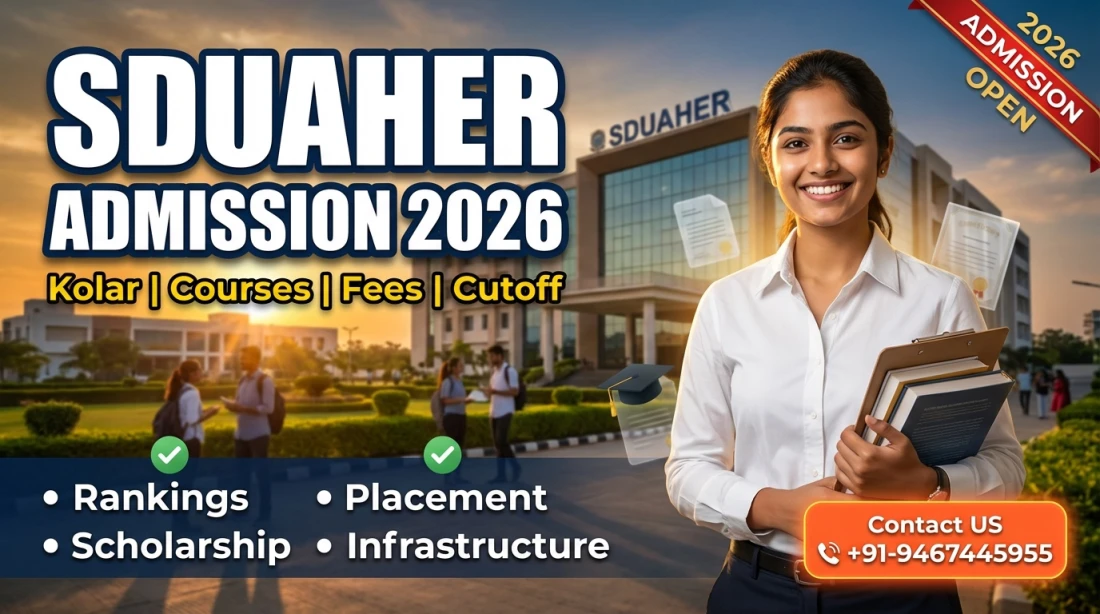 Sri Devaraj Urs Academy of Higher Education and Research (SDUAHER) Kolar : Admission 2026, Registration, Courses Details, Fees Structure, Eligibility, Selection Criteria, Application Process