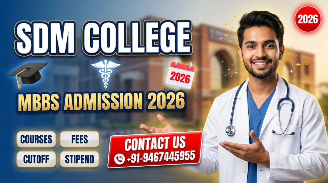 SDM College of Medical Sciences and Hospital Dharwad : MBBS Admission 2026, Courses, Fees Structure, Cutoff, Bond, Stipend etc